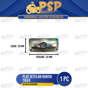 Plat Setelan Rantai Tiger (Harga Per 1 PCS) - Plate Pelat Washer Stelan Penahan Bracket Breket Rante