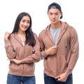 Jaket / Zipper Hitam POLOS. 