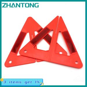 ZHANTONG Portable Car Auto Reflective Traffic Warning Sign Triangle Foldable Solid Standing Tripod Road Emergency StandbyCar Accessories