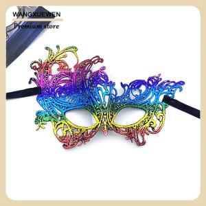 [COD] Halloween nửa mặt nạ sang trọng Masquerade phụ nữ ăn mặc giáng sinh bên cosplay trang trí mặt nạ mắt hộp đêm ren mặt nạ