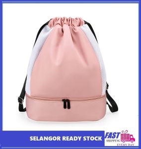 Sport Swimming Yoga Gym Dry Wet 2 in 1 Separation Large Capacity Shoe Compartment Bag Beach Sports Travel Bag