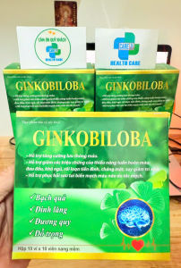 Viên Uống Ginkgo Biloba Vinaphar – Hỗ Trợ Lưu Thông Máu Não Giảm Hoa Mắt Chóng Mặt Tăng Tuần Hoàn Máu Não (Hộp 100 Viên)