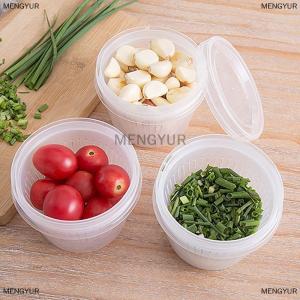 [COD] MENGYUR Fresh Keeping Box Of Onion Ginger Garlic Kitchen Vegetable Plastic Refrigerator Sealed Storage Scallion Drain Box