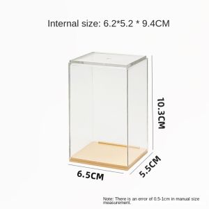 SPDD Acrylic Storage Box Thickened Dustproof Doll Display Box Quality Transparent Display Cabinet Home