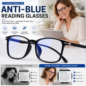 Reading Glasses Men Women Blue Light Blocking High Definition Vision Anti Glare Presbyopia Readers Senior Eyewear