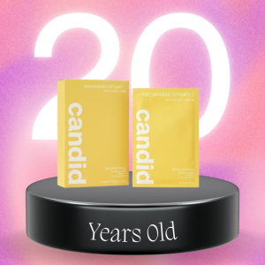 Mặt Nạ Candid Water Gel Mask Niacinamide Vitamin C Chăm Sóc Da Sáng Mịn Hộp 10 Miếng