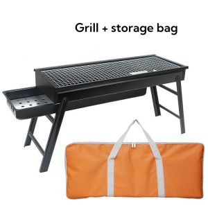 OutingSG®Outdoor BBQ Grill Foldable Charcoal Grill Portable Grill for Camping Parties