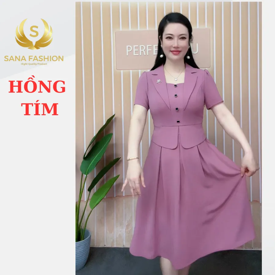GIẢM 40% Bộ vest nữ thời trang 6 cúc đẹp màu đỏ sang trọng - DUKI STORE |  Shopee Việt Nam