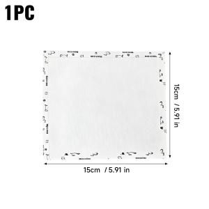 Transparent Perler Beads Baking Cloth Reusable Heat Resistant Ironing Paper DIY Beads Craft Mat Random Patterned Fuse Bead Accessories