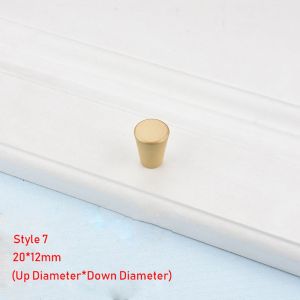 ตู้สีทองด้านสไตล์ยุโรปจับตู้ครัวอลูมิเนียมอัลลอยด์แข็งดึงลิ้นชัก