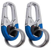 Stainless Steel Key Holder Car Keychain Keyring Men Key Chain Camping Climbing Connect Buckle Auto Car Accessories