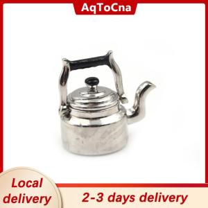 [COD] AqToCna Ship within 24 hours 1 12 Dollhouse Miniature Tea Kettle Tea Pot Pretend Play Furniture Toys