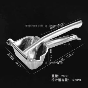 OnlyF U 1pc Stainless Steel Manual Lemon Juicer Kitchen Tool 9N5Q1