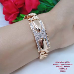 Gelang rantai Aksesoris Fashion Wanita Cocok Untuk Sehari hari G22-2B