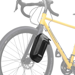 Rhinowalk Bicycle Fork Bag 4L Large Capacity Quick Release Hard Shell Multifunctional Bike Front Bag Storage Tool Bag Bicycle Backpack Travel Casual Commuter Shoulder Bag Handbag Bicycle Accessories