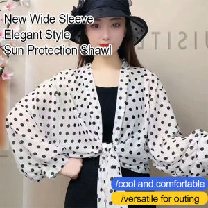 H Stylish Scarf with Floral Band Versatile Quick-handling Sun Protection Clothes