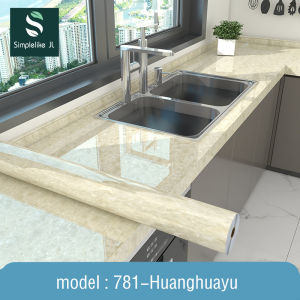 วอลเปเปอร์ลายหินอ่อน วอเปเปอร์ติดผนัง สติ๊กเกอร์ติดผนัง wallpaper pvc สติ๊กเกอร์ติดโต๊ะ ห้องนอน สติกเกอร์กันนำ สติ๊กเกอร์ ติดครัว