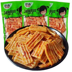 Icy Cold Starch Noodles & Gluten Spicy Strips Retro 80s90s Childhood Snacks