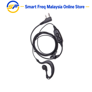Dual Channel PTT Microphone Earpiece Earphone For Baofeng UV82