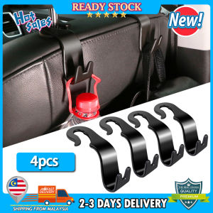 4 pcs Multipurpose Car Hanger/Car Holder Hook Hanger Auto Accessories Car Seat Back Multi-Pocket Travel Storage Hanging Bag Organizer Holder