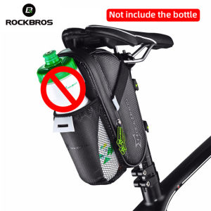 ROCKBROS Bike Saddle Bag With Water Bottle Pocket Waterproof MTB Bike Rear Bags Cycling Rear Seat Tail Bag Bike Bags