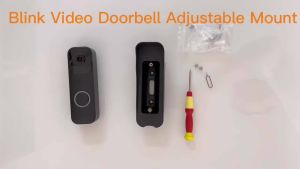 AutoSonic Mount for Blink Video Doorbell (1st Gen) Adjustable Design to Improve Viewing Angle Blink Wall Mounting Bracket Accessory Black