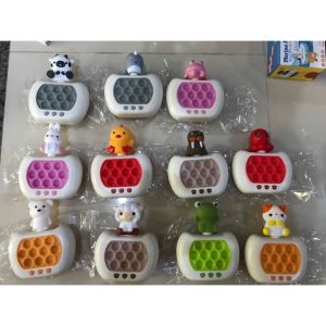 [TẶNG SẴN PIN] Máy Chơi Điện Tử Pop Itbopit Thế Hệ Mới Đồ Chơi Bóp Bóp Hình cua Có Nhạc có đèn