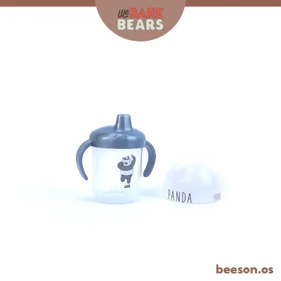 We Bare Bears 250ml Botol Air Budak / Anti-Spill Baby Drinking Sippy Cup Children Learning Cup BPA Free 30422 WBB