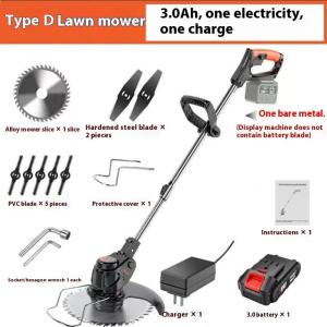 ☘️Land reclamation tool☘️mower Quick mowing light and labor-saving，Cut thick branches in seconds Lawn mower Cordless Grass Cutter Grass Trimmer heavy duty  lawn mover grass cutter Electric Lawn Mower grass cutter trimmer Potong Rumput 割草机