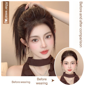 Simulated Hairpieces Adults Naturally Fits the Scalp Hair Wig Traceless Improve Hair Texture