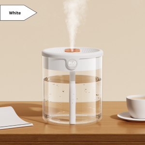 Ready Stock 2L Dual Spray Mist Humidifier Nozzle Aroma Air Purifier Low Noise LED Night Light Ultrasonic Atomization Antibacterial Smart Intelligent Sensor  Household Bedroom Office USB Charge Multifunctional Large Capacity Portable Face Hydrating Skin