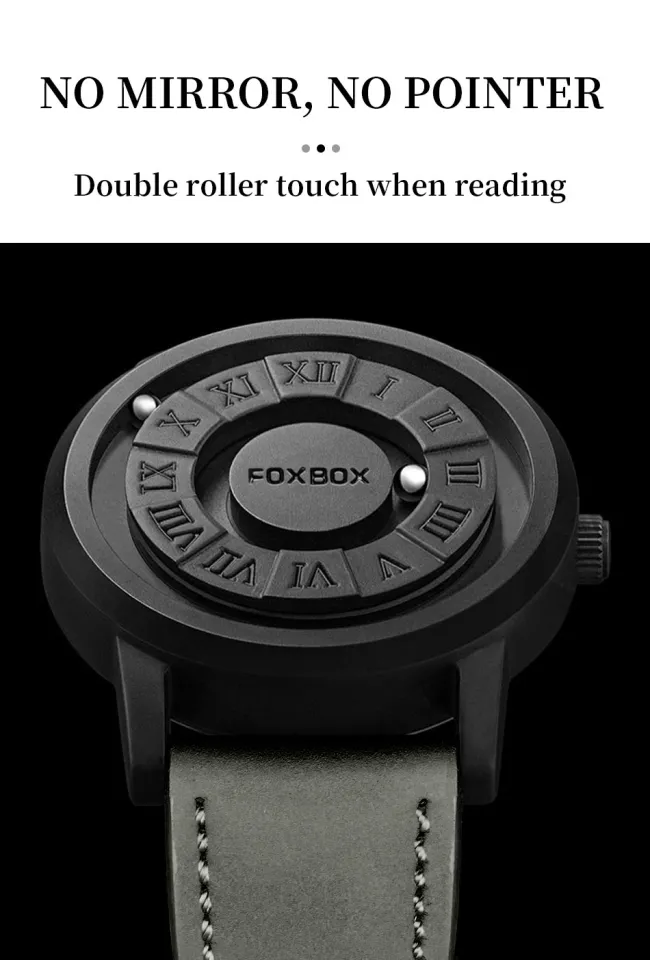 LIGE Foxbox men watches original waterproof unique magnetic design