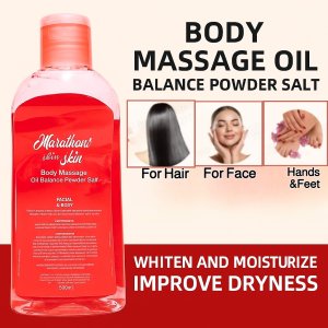 Pink Salt Balancing Body Oil Sunscreen Massage Oil for Hydrating and Nourishing Skin Creates Healthy Glowing Complexion