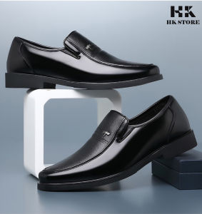 Giày tây nam trung niên - hàng cao cấp chính hãng HK.STORE - da đẹp mềm mịn đế kêp cao cấp sang xị mịn.