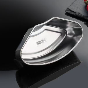 AN Kemasan Piring Kukus Bentuk Kipas Pengukus Telur Stainless Steel Kotak Penjaga Kesegaran COD