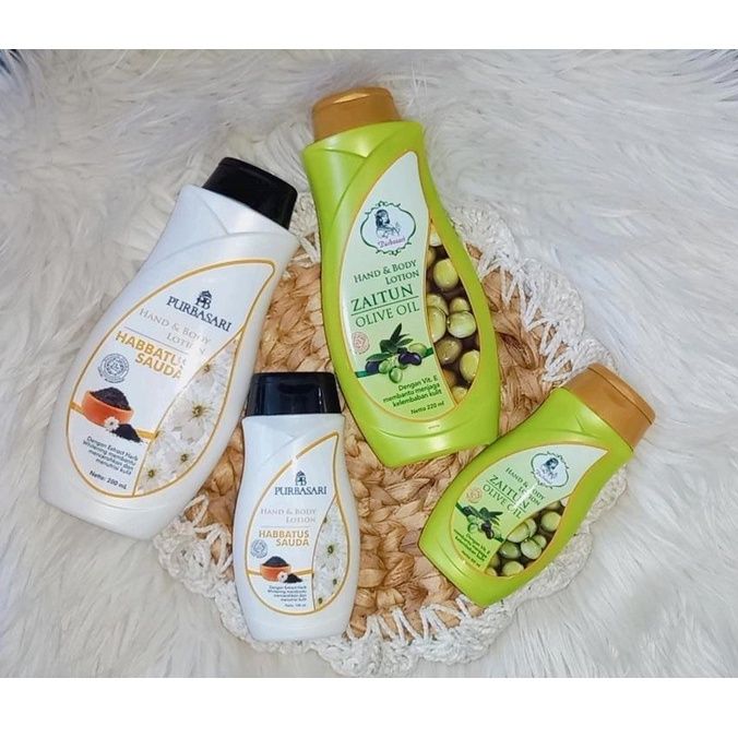 [Original 100] PURBASARI Hand & Body Lotion Zaitun & Habbatussauda