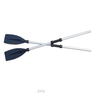 2PCS/SET Aluminum Alloy Boat Paddle Floating Reinforced Thickened Detachable Canoe Paddle Inflatable Canoe Paddle Kayak Paddle Oars Boating Paddles Kayak Paddle