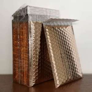 【20 pcs】 Bubble Mailer Envelope / Aluminum Bubble Envelope / Mailer Bag / Bubble Wrap Envelope / Packaging / Padded Bubble Envelope / Polymailer 【Singapore Local Stock】【CHEAPEST】【METALLIC COLOR】