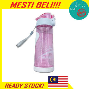 [JIMAT] New 500ml Clear Plastic Water Bottle Bouncing Lid Drinking Bottles Outdoor Sports Travel Leakproof Drinkware Botol Air Sukan Aktiviti Luar [ Local Ready Stocks ]