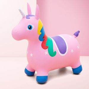 Playhouse Inflatable Bouncing Unicorn Ride Medium