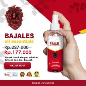 BAJALES PENCEGAH KANKER DAN TUMOR PENGHILANG BENJOLAN BAJALES ID 100% ORIGINAL KOMBINASI MINYAK BAJAKAH DAN GINSENG AMPUH MEREDAKAN PERADANGAN PADA KULIT BPOM RI