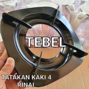 Tatakan Kompor Rinnai TEBAL | Tungku Rinnai Kaki 4 dan Kaki 6 | Tatakan Kompor Gas | Dudukan Gas