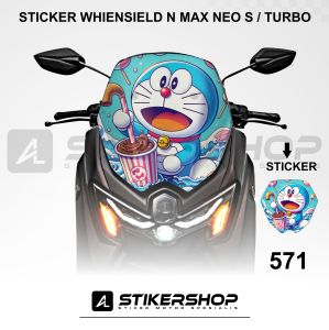 stiker windsield n max neo s - turbo grafis variasi 569 - 576
