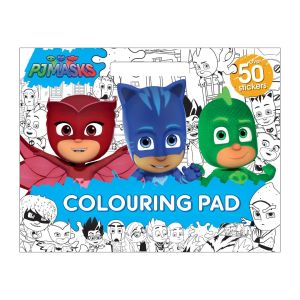 PJ Masks Giant Colouring Pad for Kids to Colour With Stickers