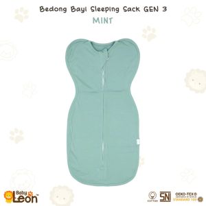 GEN 3 Bedong Instan Newborn Sleeping Sack BC-110 Selimut BABY LEON Bedong Selimut Bayi Instan Bedong Bayi Instan Baju Bayi Perlengkapan Selimut Bayi Newborn