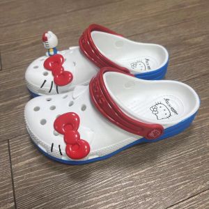 CrocsFanClub - Sục Cross Hello Kitty nơ đỏ trẻ em siêu đẹp nha model 2024dép đi biển - Pb292