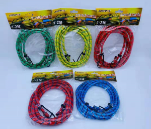 1-2M High Quality Strech Elastic Rope Motorcycle Bundle Baggage Bungee Cord Rope Tie Luggage Car Strap