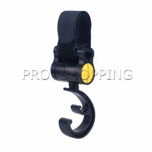 Pro ตะขอแขวนสัมภาระติดรถเข็นเด็ก ตะขอห้อยของในรถเข็นที่แขวนของแบบหมุนได้ baby stroller hook
