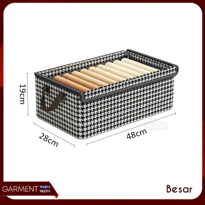 Box Storage Tutup Lipat Box Portable Multikomponen Kontainer Box Kotak Penyimpan Baju Selimut Lemari Susun Premium Quality