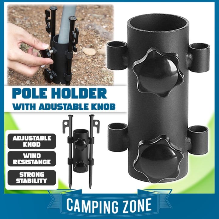 Adjustable Camping Tent Flysheet Pole Holder Canopy Awning Support